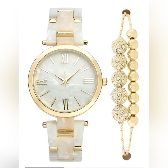 INC Watch‎ & Bracelet Set New